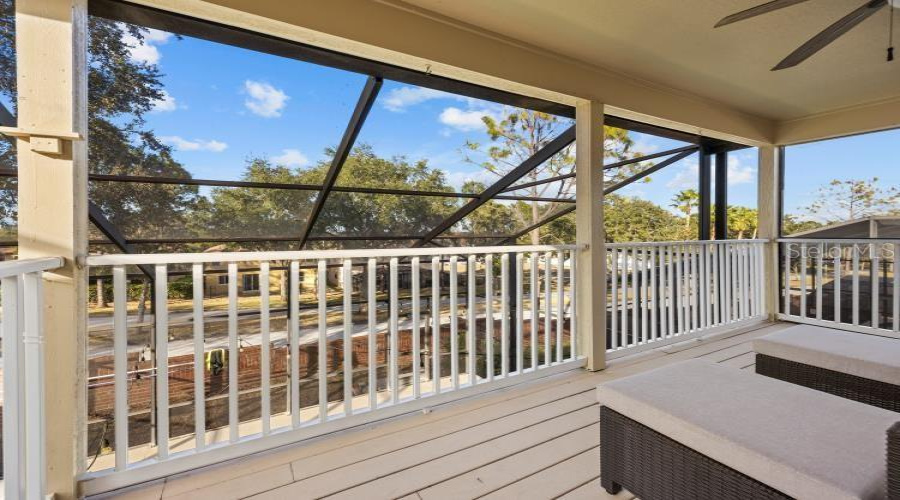 Balcony accessible from Primary