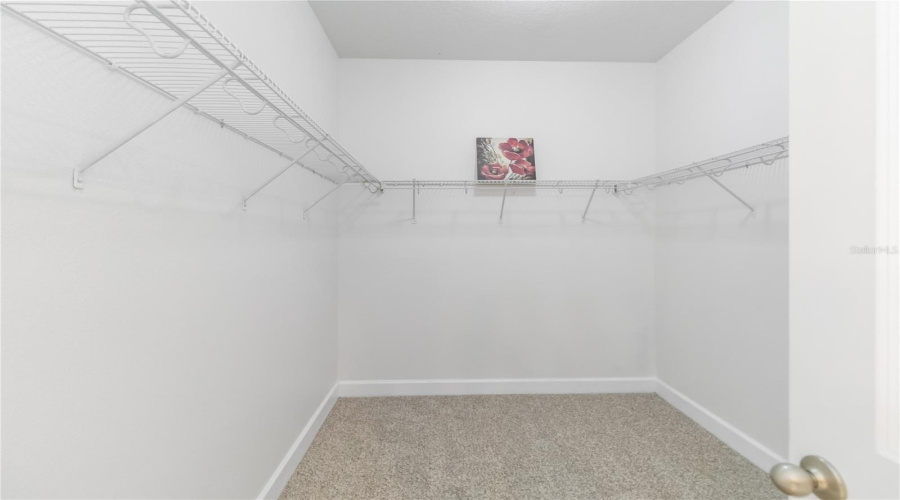 Large Primary walk in closet