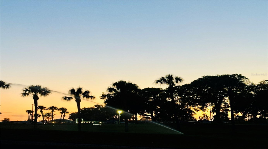 Sunsets over the Tiki Bar