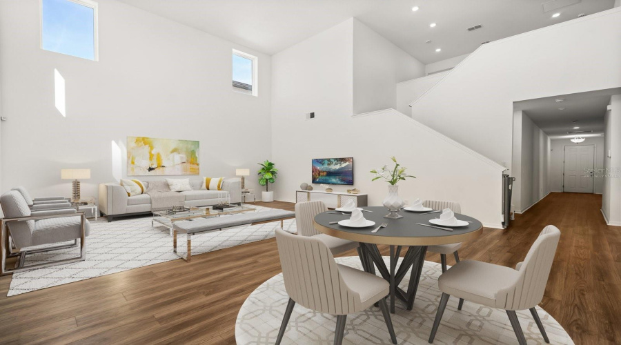 Virtually staged: Living Area