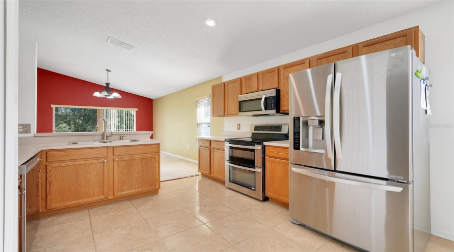 All stainless steel appliances convey with the home.