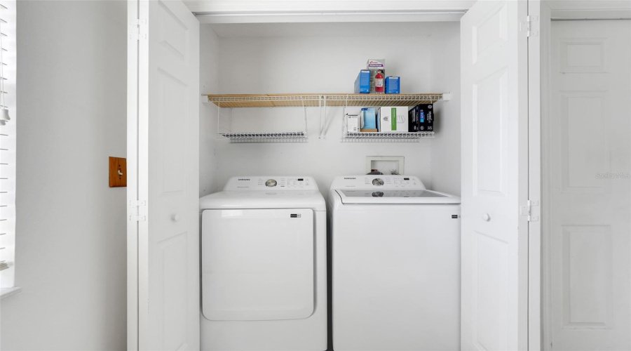 Have no need for another dining area?  It could also become an expanded laundry station or mudroom leading to the garage!