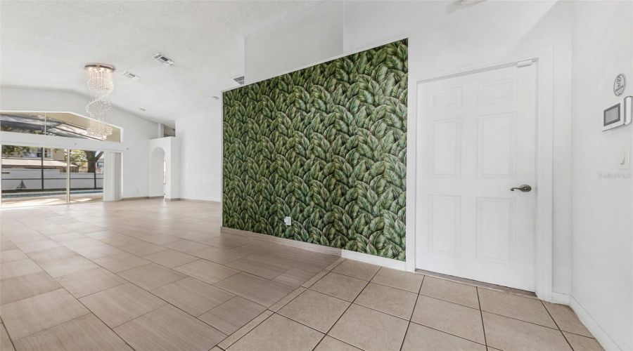 New ceramic tile flooring