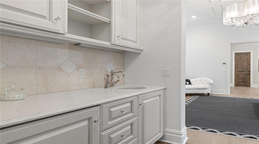 Morning bar in Primary Bedroom