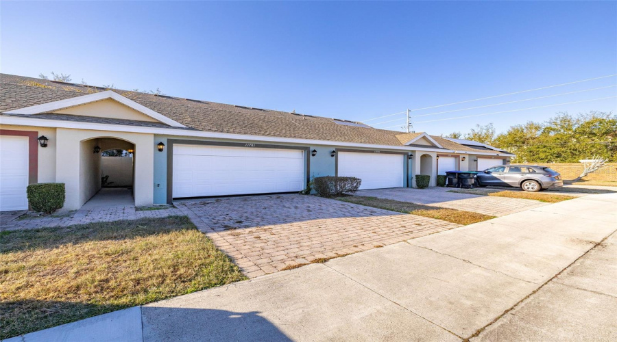2 Car Garage at back of Townhome.