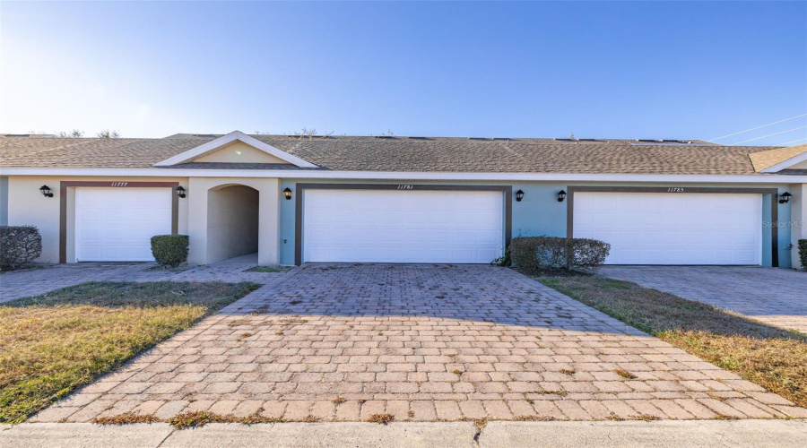 Garage and Corridor leading to the Courtyard area.