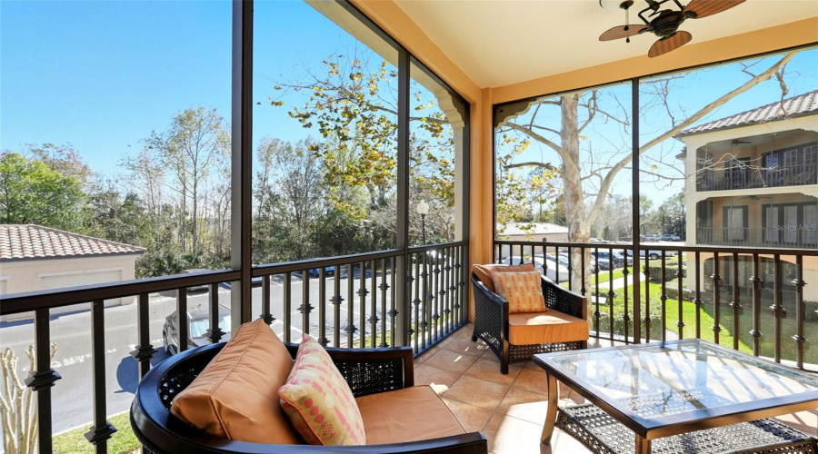 Screen Enclosed Corner Patio