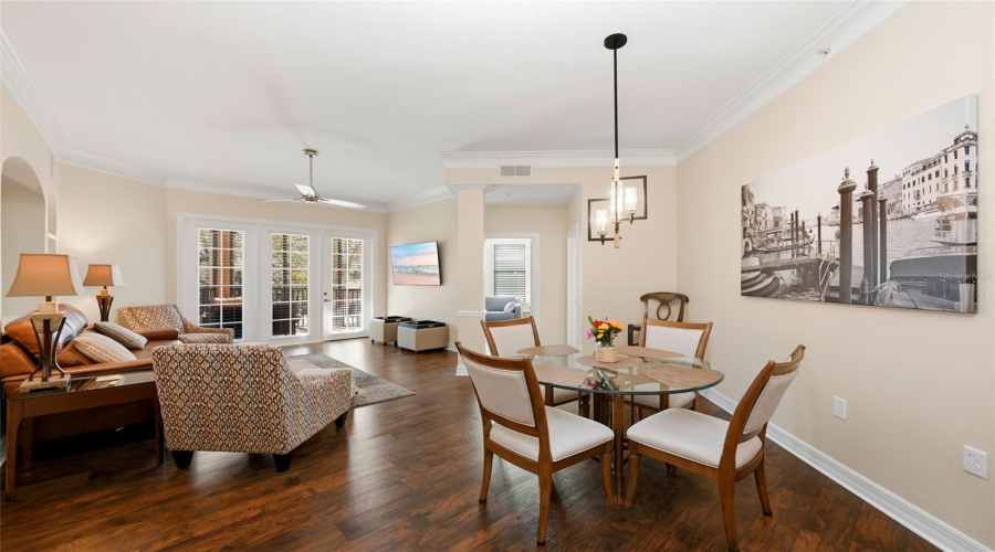 Living Room / Dining Room Open Concept