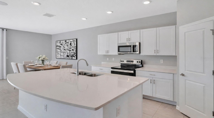 Kitchen Virtually Staged
