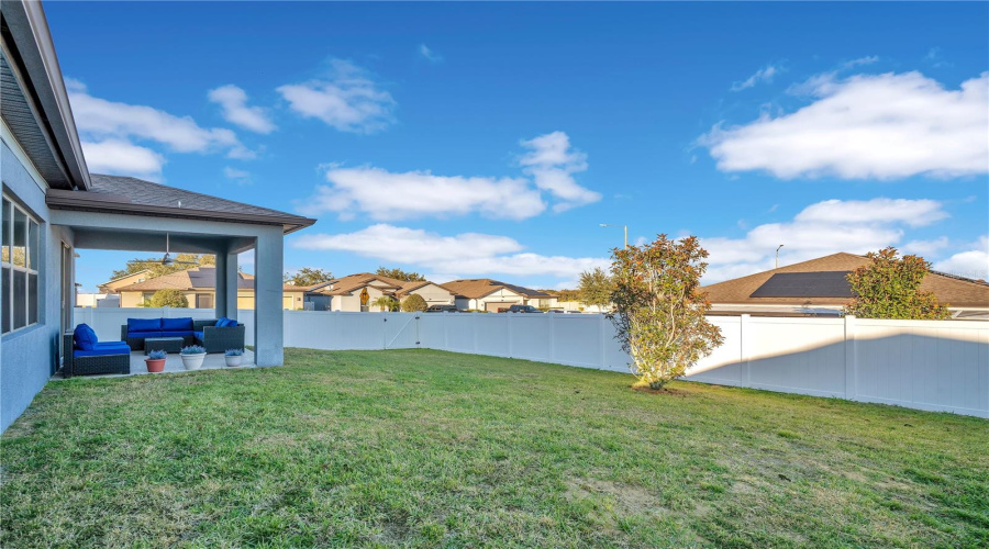Fenced Backyard for Privacy
