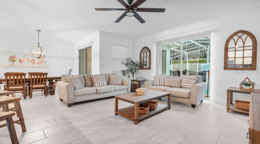 Living Room and Dining Room Combo