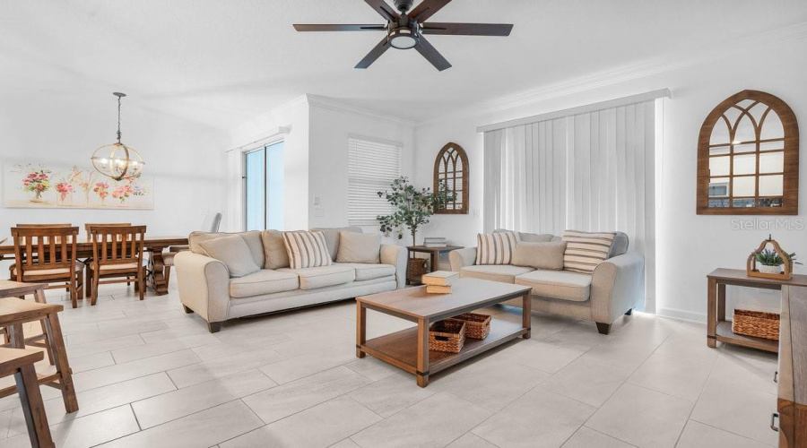 Living Room and Dining Room Combo