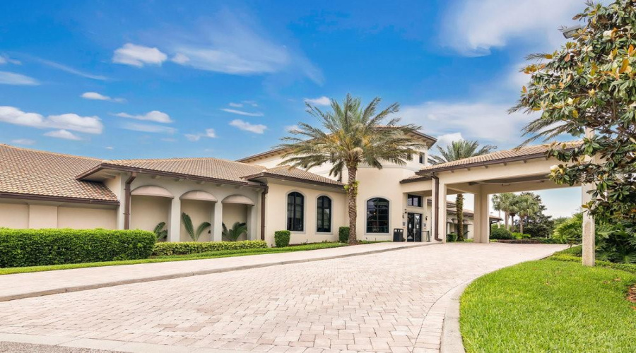 Retreat Clubhouse located at 9035 Leopard Creek Dr. which also has a water park