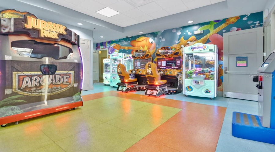 Arcade located at Retreat Clubhouse