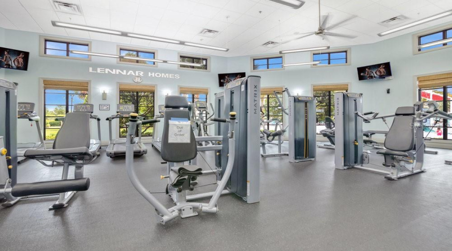 Gym located at Retreat Clubhouse