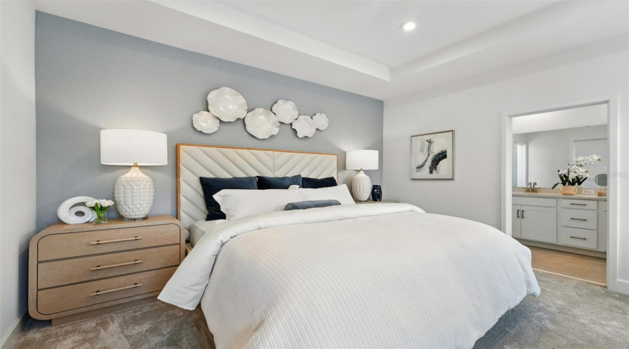 Island Village Amelia Model Primary Room