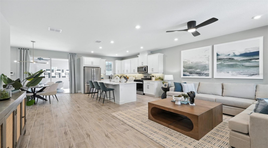 Island Village Amelia Model Great Room