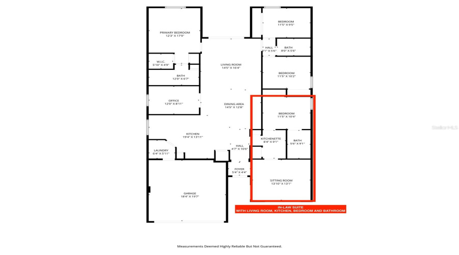 Floorplan with In-Law Suite