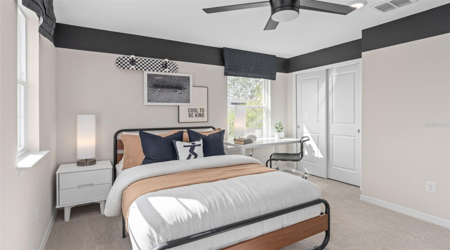 Model Home Design Only. Pictures and furnishings are for illustrative purposes only. Elevations, colors and options may vary. Furniture is for model home staging only.