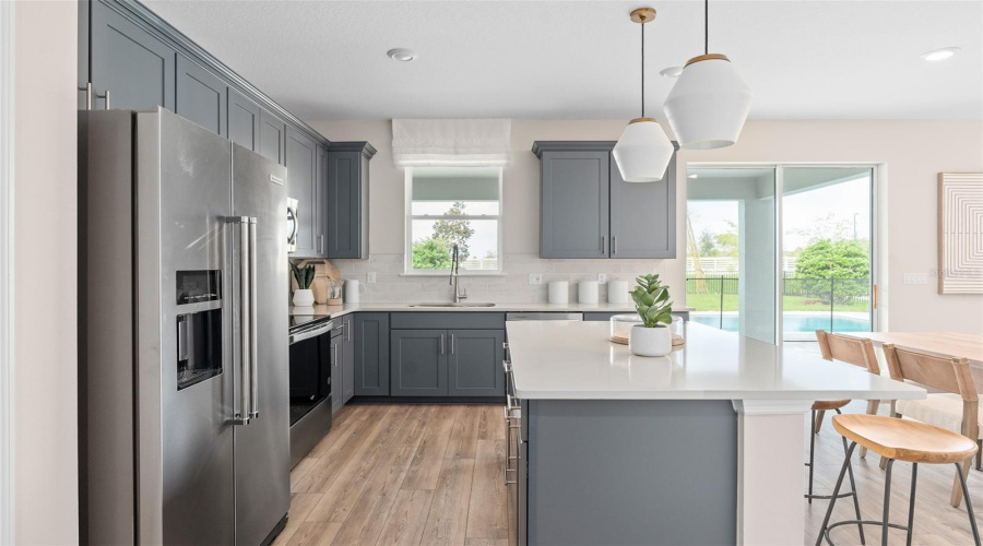 Model Home Design Only. Pictures and furnishings are for illustrative purposes only. Elevations, colors and options may vary. Furniture is for model home staging only.