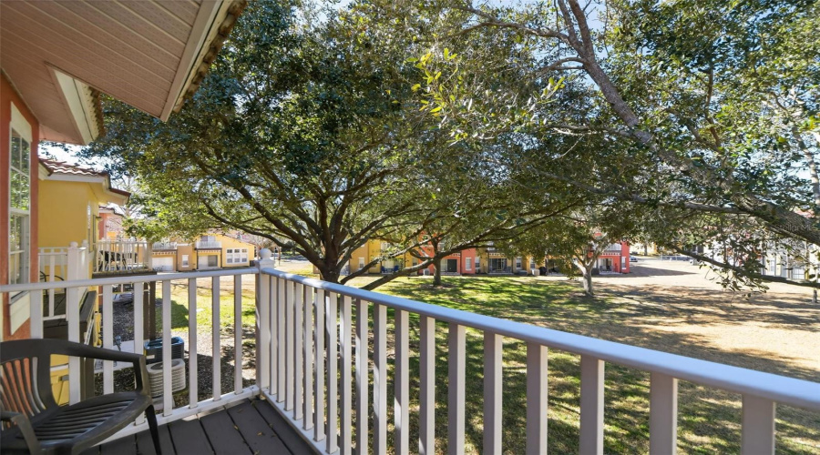 View from the top deck