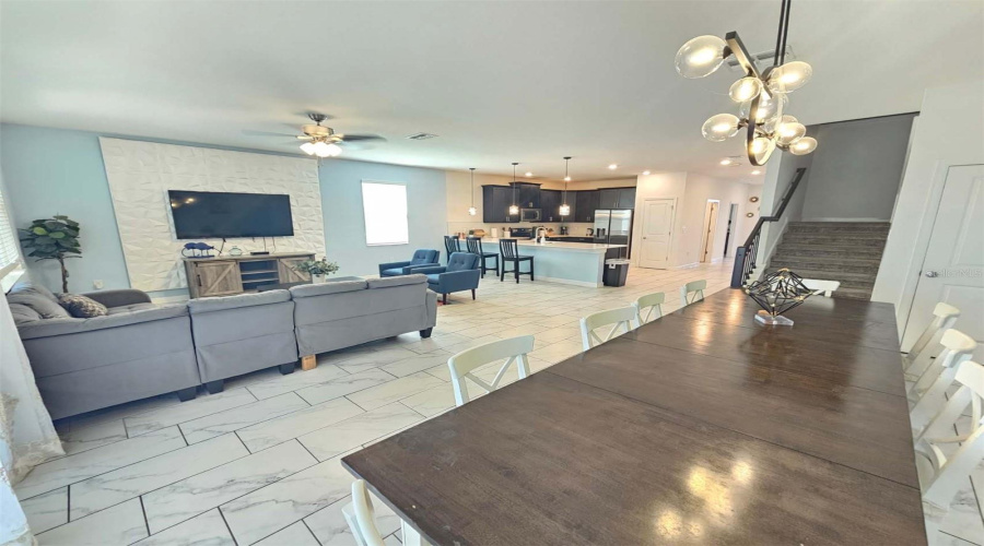 Kitchen and Living room