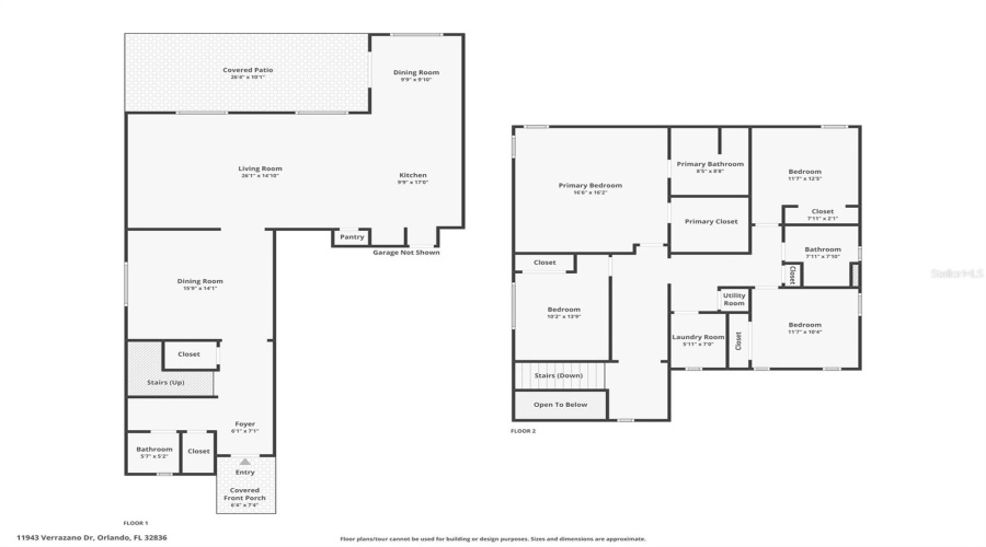 ORLANDO, Florida 32836, 4 Bedrooms Bedrooms, ,2 BathroomsBathrooms,Residential,For Sale,VERRAZANO,0,MFRO6380857