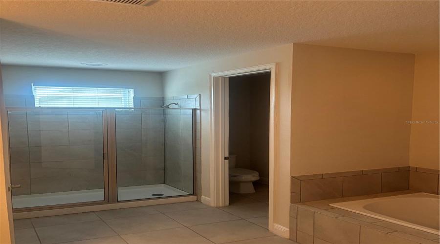 Large walk in shower