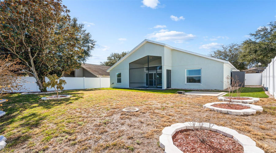 Fully Fenced in yard