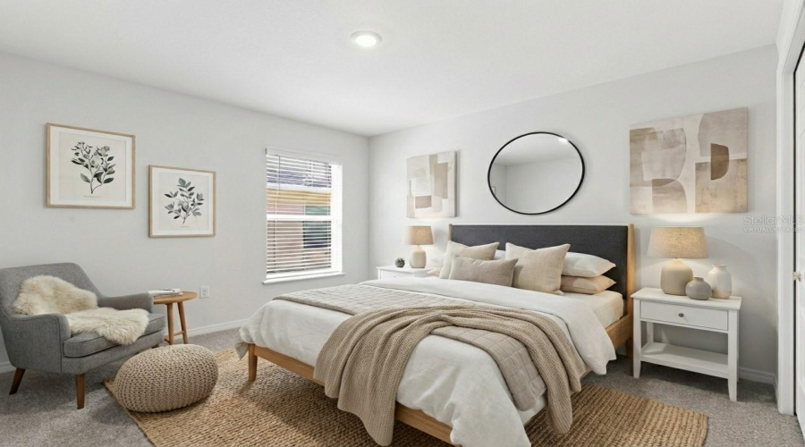 Virtually Staged Bedroom 3