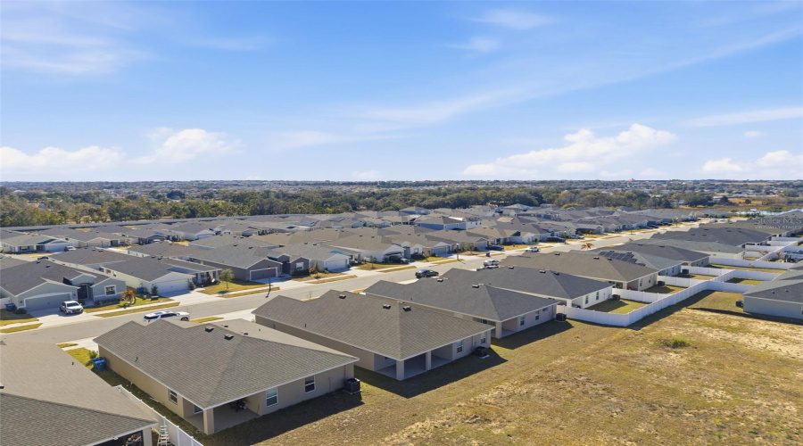 Virtually Staged covered lanai.