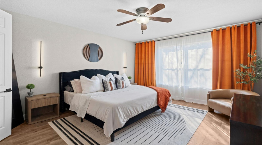 First floor primary suite