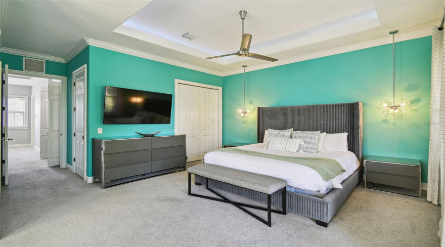 Primary upstairs bedroom