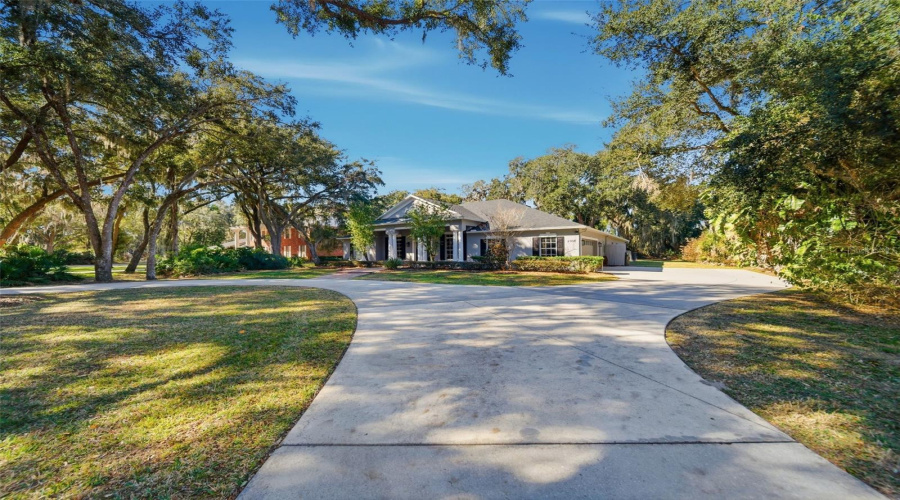 Grand Circular Driveway