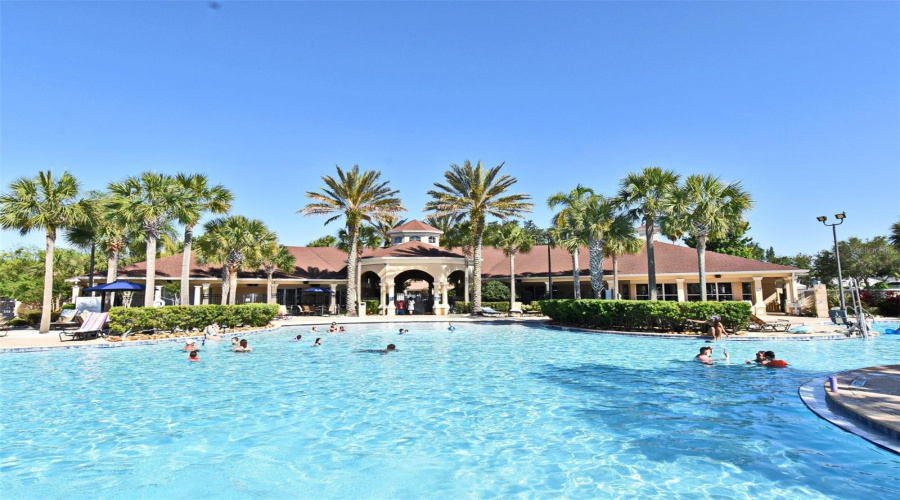 Pool facing Clubhouse