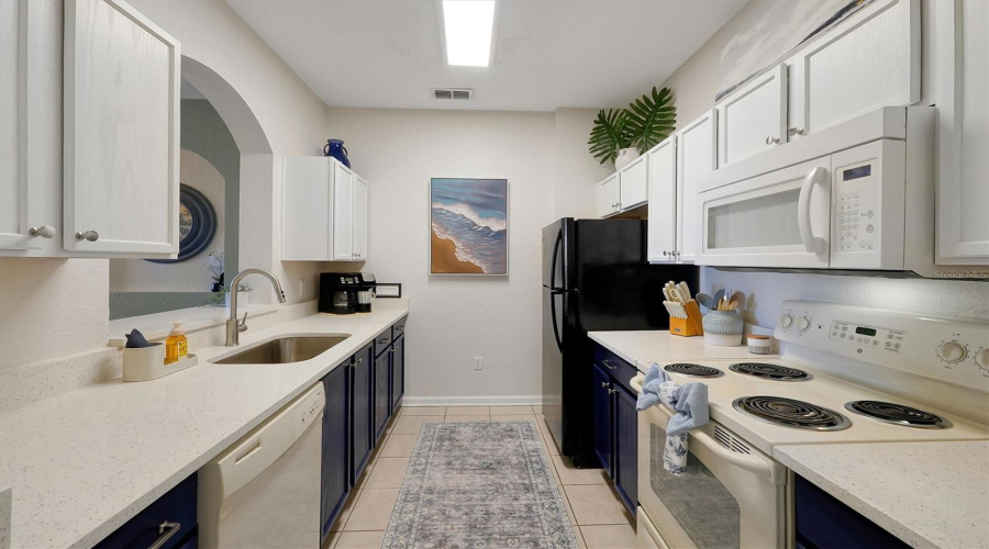 View of Kitchen from Hallway