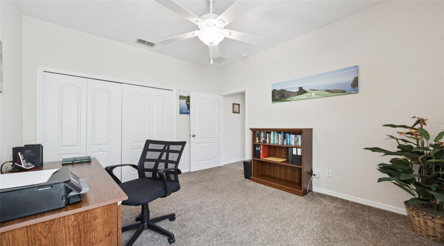 Bedroom 4 currently being used as an office