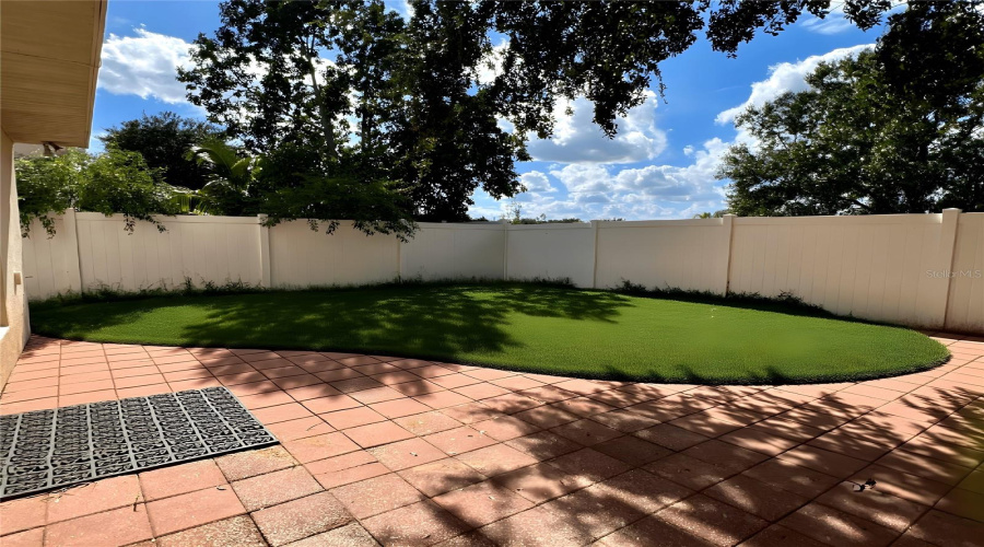 Or You could extend the patio area