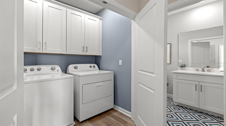 Island Village Marathon Model Garage Apartment Laundry Room