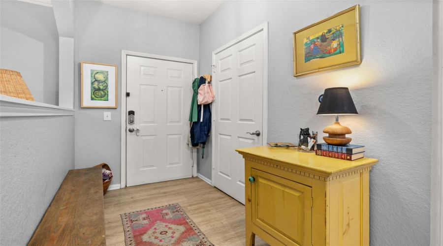 Entrance with Storage Closet