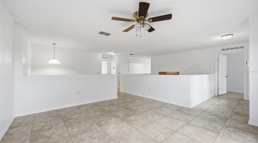 Upstairs LOFT- Master to the right- other rooms down the hall