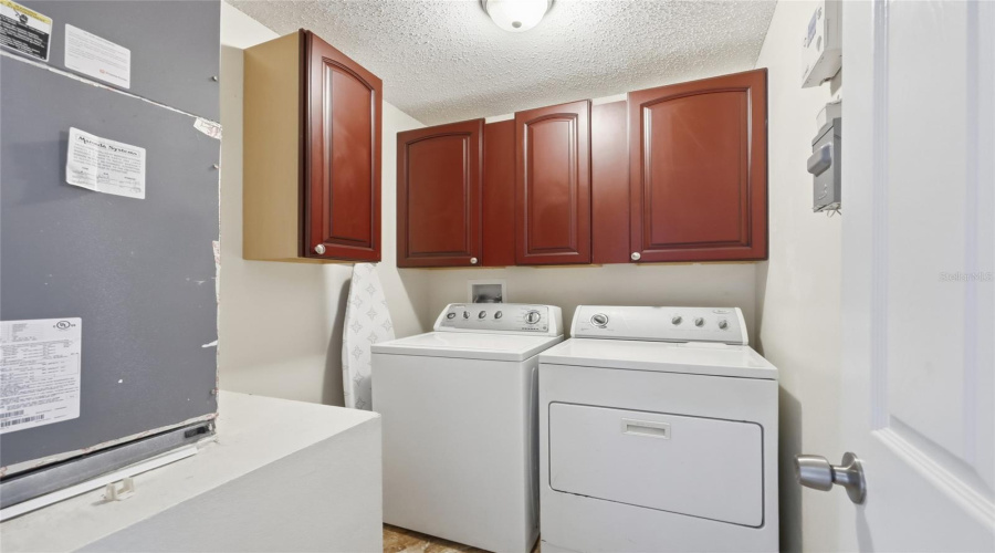 LAUNDRY DOWNSTAIRS WITH EXTRA CABINETS