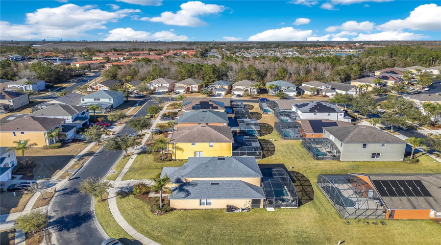 Aerial - Corner Lot - New Roof