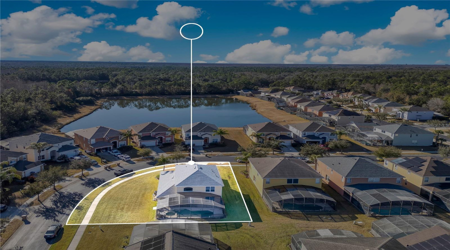 Aerial - Corner Lot - New Roof