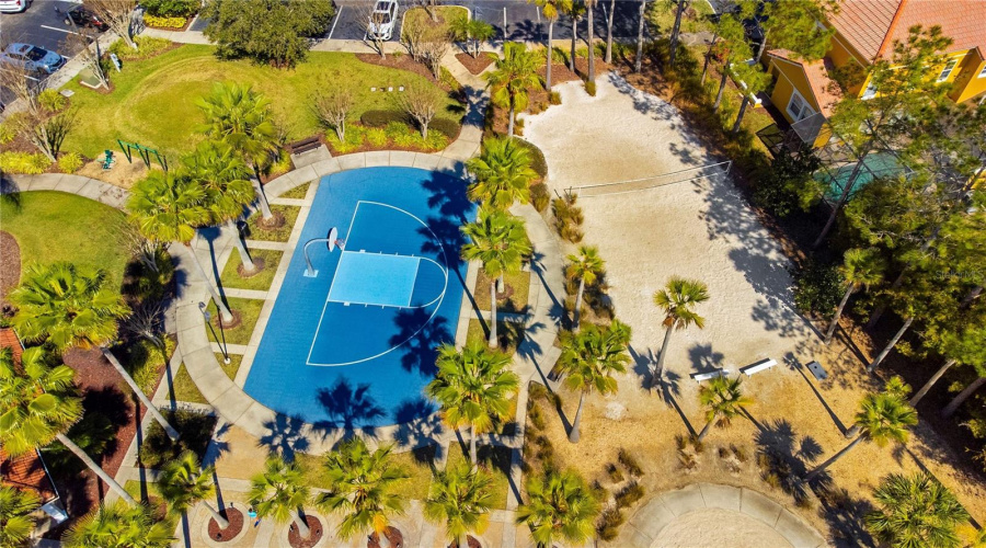 Community Basketball and Sand Volleyball Courts