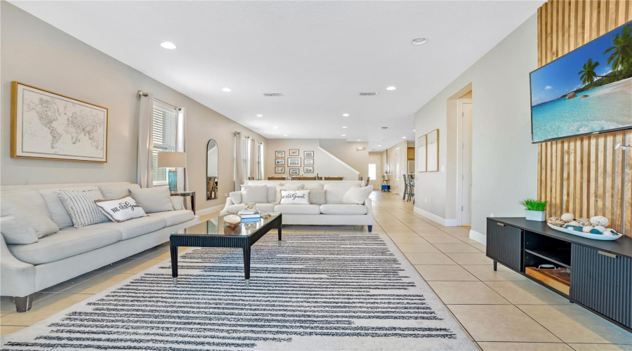 Open and inviting main living space designed for relaxation after a day of adventure