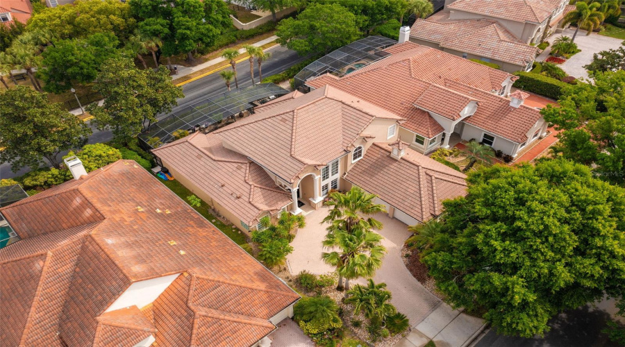 Gated playground directly behind the home