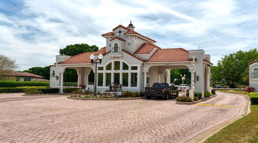 24-hour guard-gated entry