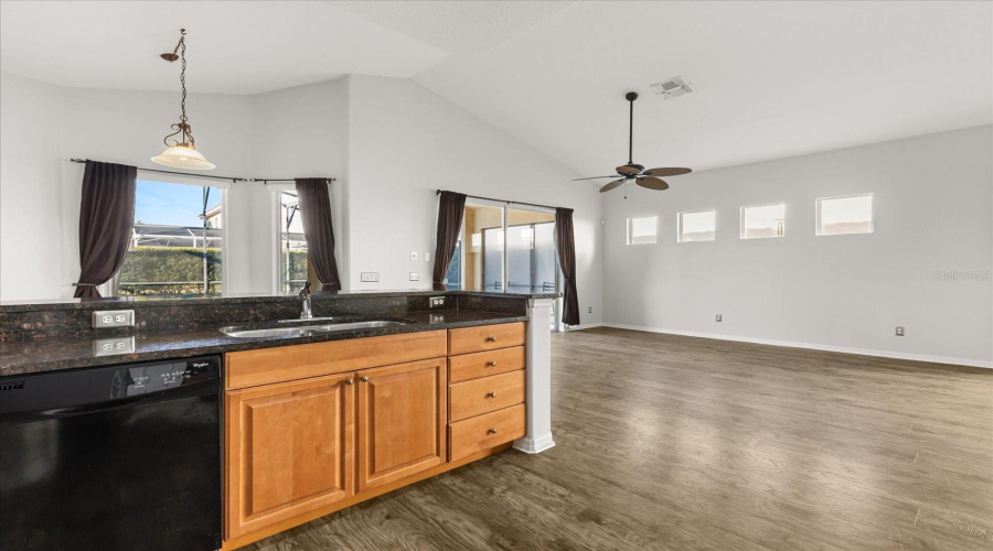 Granite countertops in Kitchen