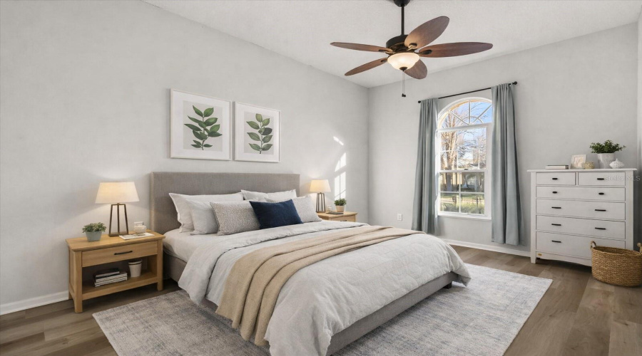 Virtually Stagged guest room